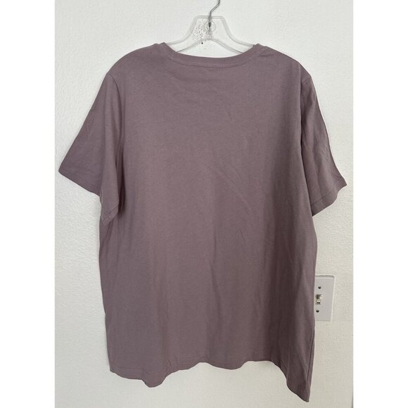 adidas Plus Size Essentials Slim 3-Stripes T-Shirt Fig/white 1X New - Picture 3 of 12